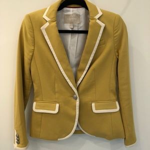 Banana Republic gold blazer